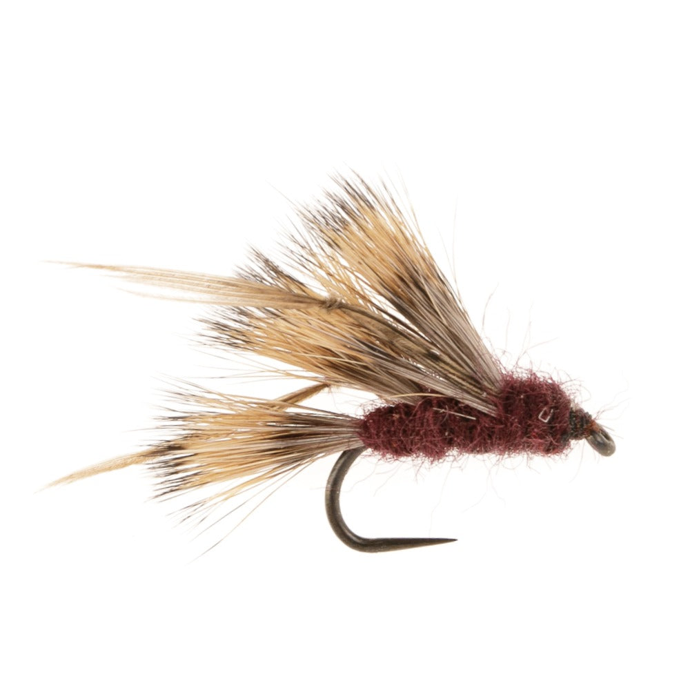CADDIS/SEDGE BARBLESS FLY SEDGE HOG CLARET – H Turrall & Co Ltd