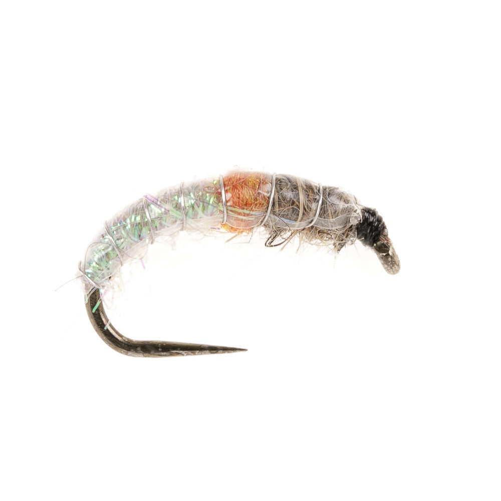 CZECH NYMPH SPARKLE & ORANGE BARBLESS