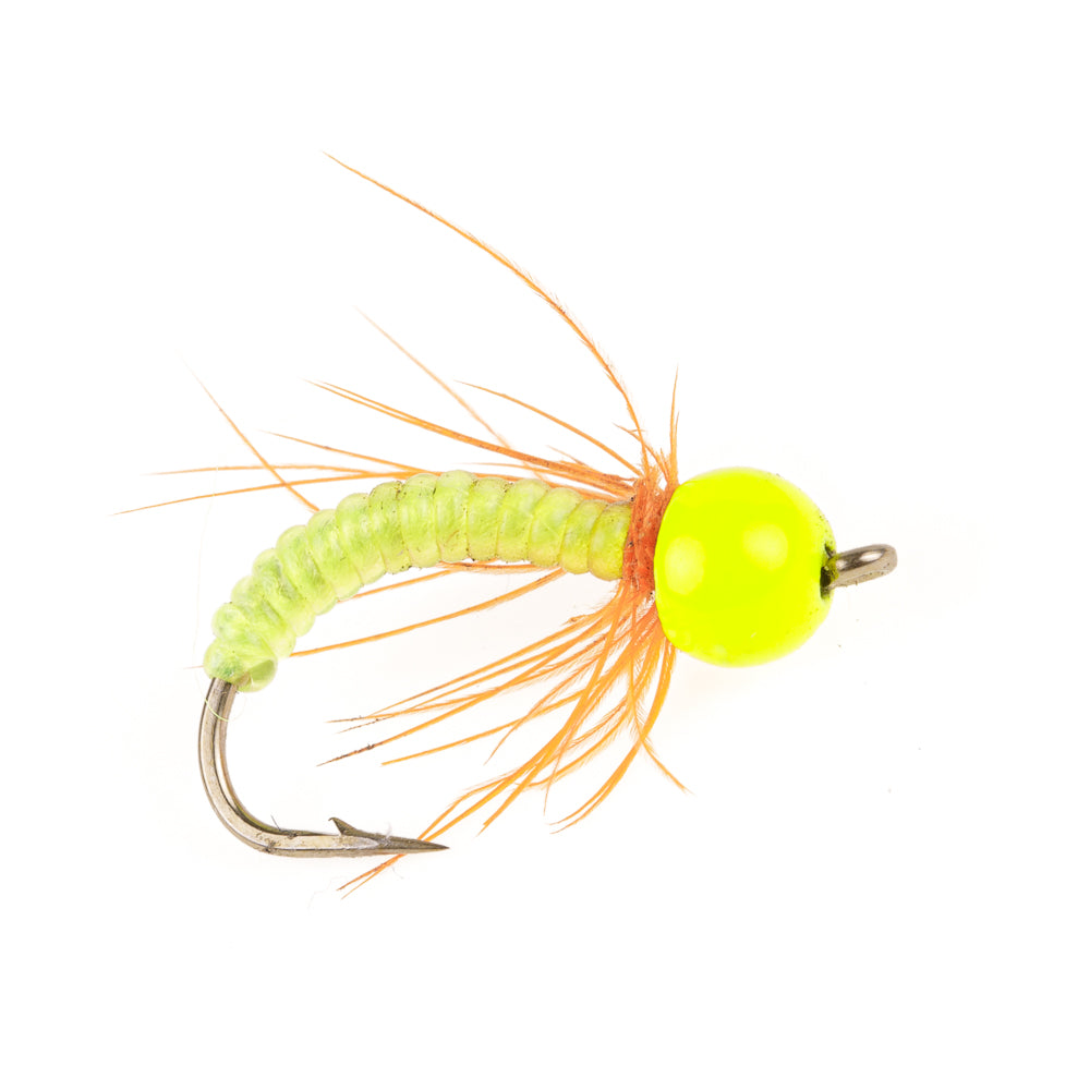 FLU CHARTREUSE TUNGSTEN BOBBER FLY