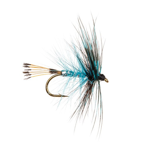 BUMBLE SILVER BLUE WET HACKLED