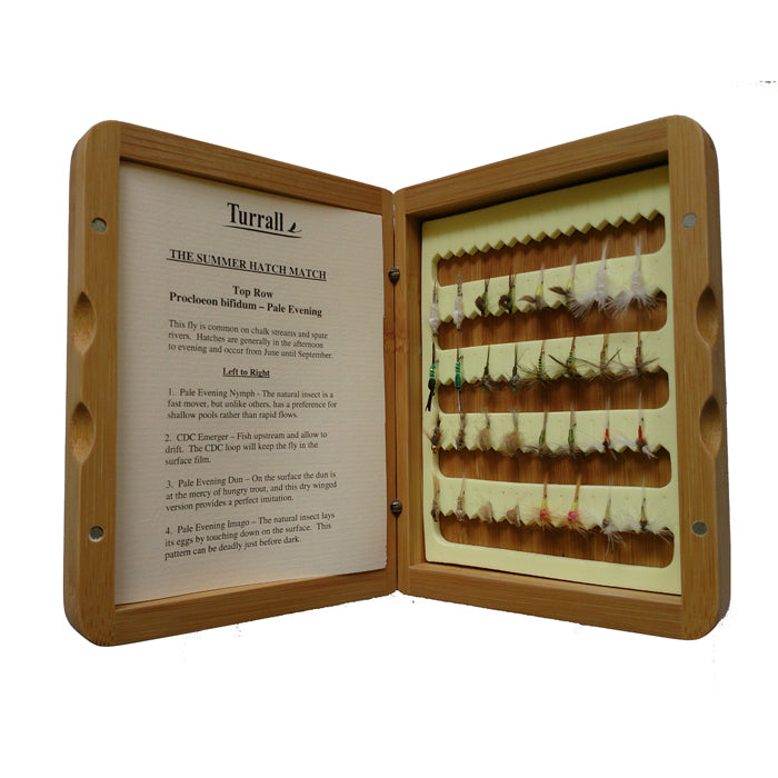 BAMBOO SELECTION SUMMER HATCH MATCH 32 FLIES – H Turrall & Co Ltd