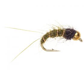 BEADHEAD CADDIS PUPA OLIVE